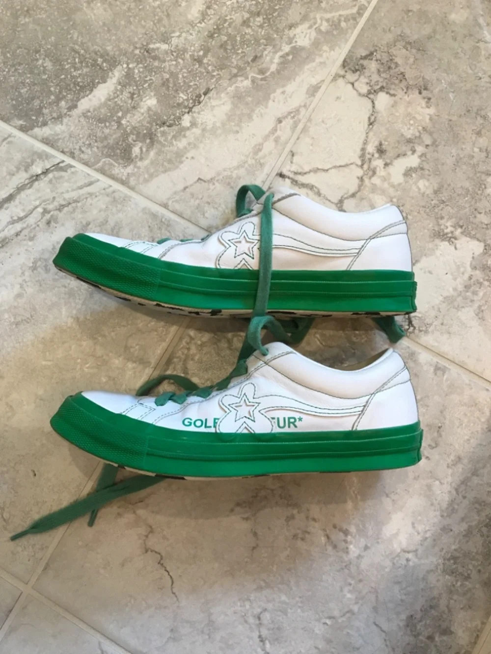 Converse Golf de Fleur Green and White Sneakers Women’s 9 Men’s 7 - Picture 3 of 7
